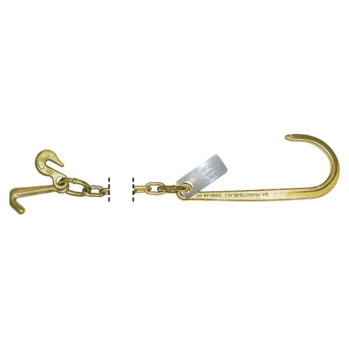 B/A Products Co. 5/16" Grade 70 Grab, Mini J, & 15" J Hook Chain - starequipmentsales