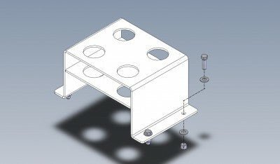 Fork Holder Assembly (4 Holes) C-Z8 - starequipmentsales