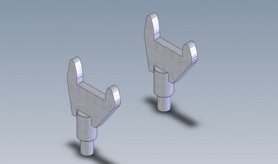 High Back Axle Fork (Set) (Std) C-Z420 - starequipmentsales