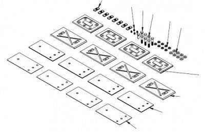 WEAR PADS KIT 703XL L16 L18 L19 (EURO AXLE-LIFT) - starequipmentsales