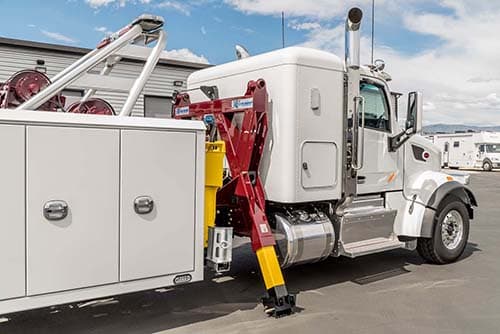 ITD4710 mounted on tow truck