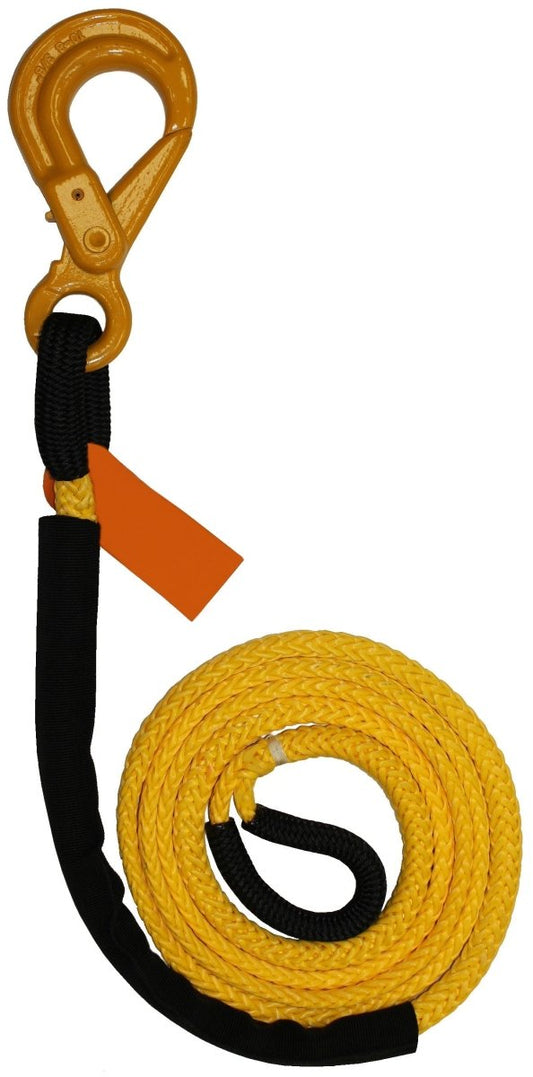 7/16â€ SYNTHETIC WINCH LINE EXTENSION W/HOIST HOOK - starequipmentsales