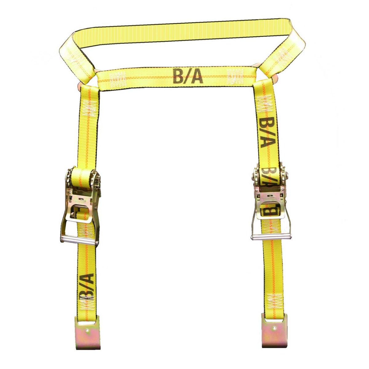 B/A Products Co. 2" x 8' Flat Hook Side Rail Ratchet Tie-Down Assembly - 38-65A - starequipmentsales