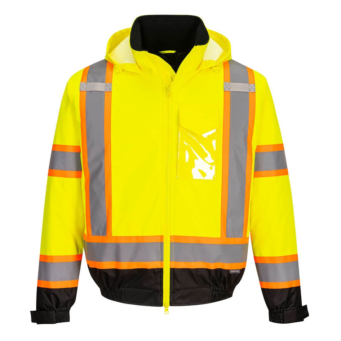 CA160 - Hi-Vis X Back Contrast Tape Winter Bomber Jacket - starequipmentsales