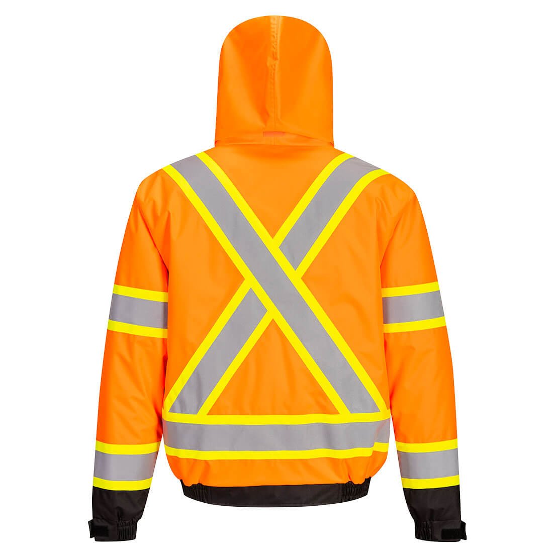 CA160 - Hi-Vis X Back Contrast Tape Winter Bomber Jacket - starequipmentsales