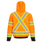 CA160 - Hi-Vis X Back Contrast Tape Winter Bomber Jacket - starequipmentsales
