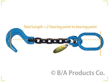 Chain with Oblong & Foundry Hook - starequipmentsales
