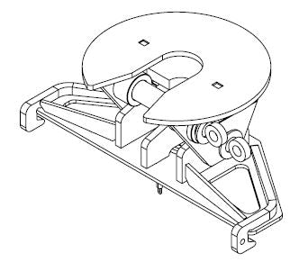 FIFTH WHEEL BRACKET - FOR CAR CARRIER - starequipmentsales