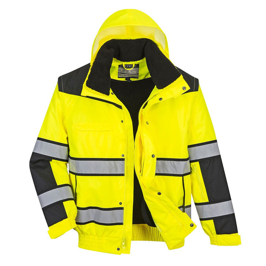 UC466 - Hi-Vis Classic Bomber Jacket - starequipmentsales