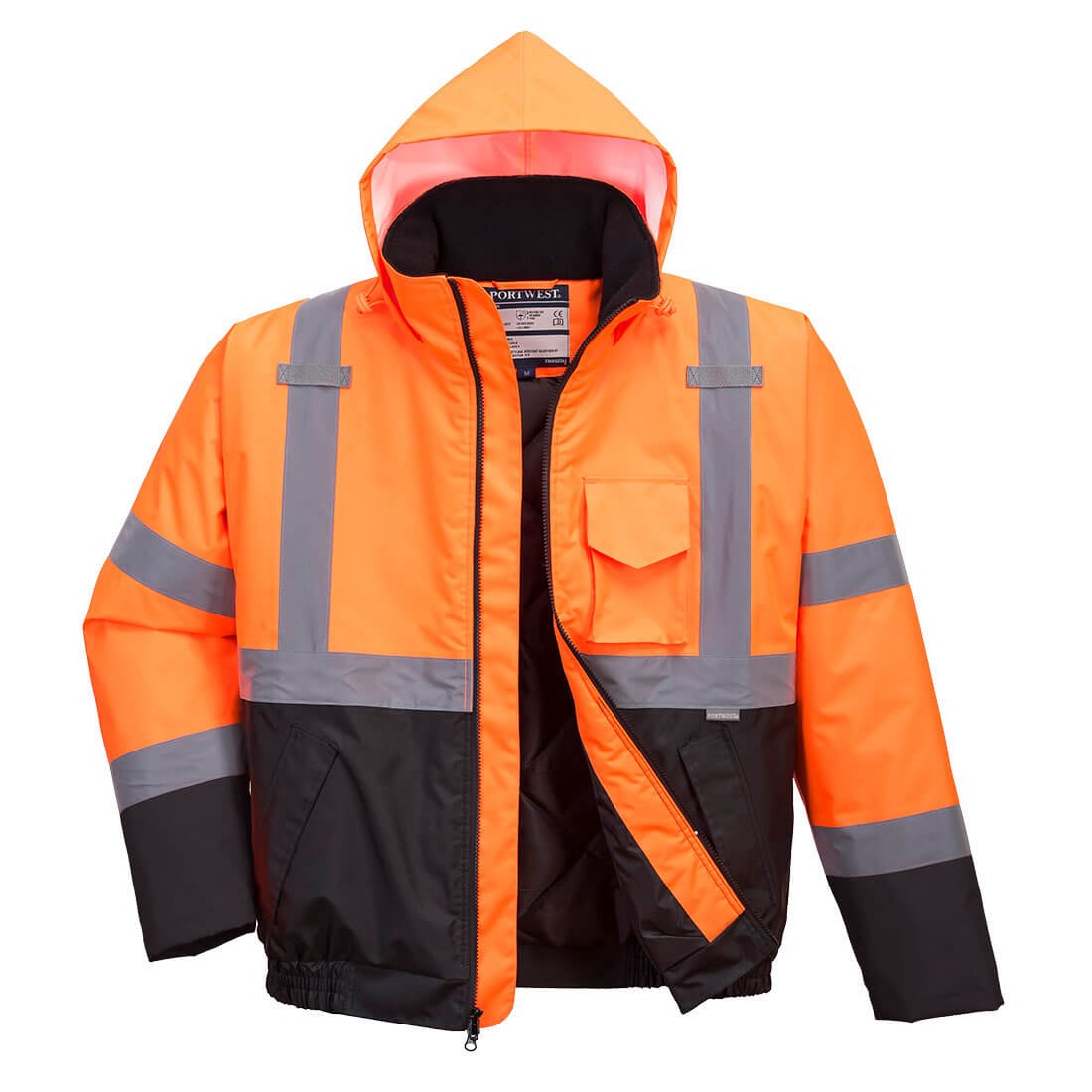 US363 - Hi-Vis Two Tone Bomber Jacket - starequipmentsales
