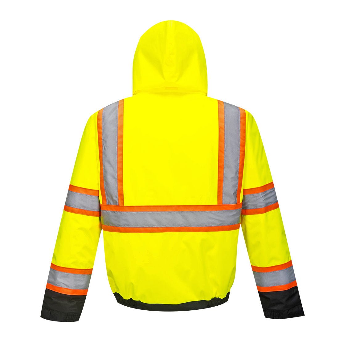 US368 - Hi-Vis Contrast Tape Bomber Jacket - starequipmentsales